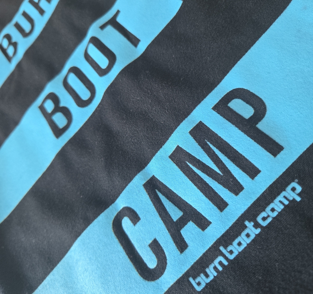 Burn Boot Camp Black & Teal Tank Top